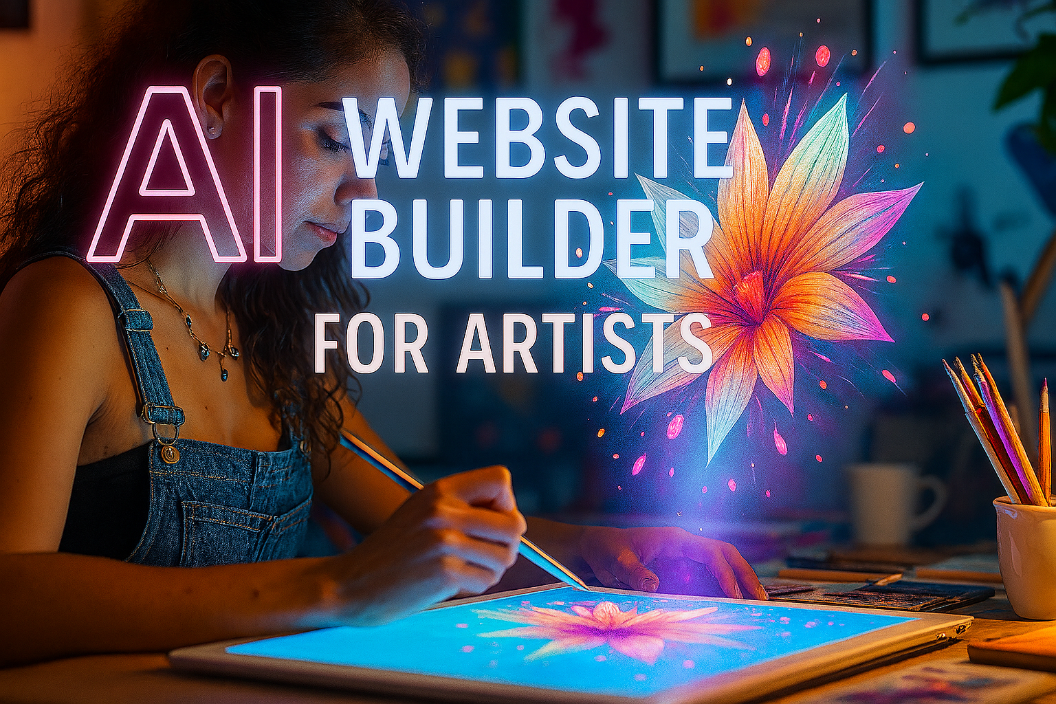 AI Website Builder for Artists