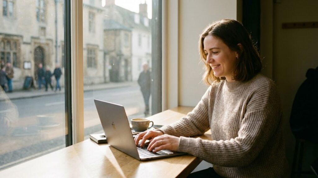 What Is Minimalist Debugging a girl sitting on window side with leptop 