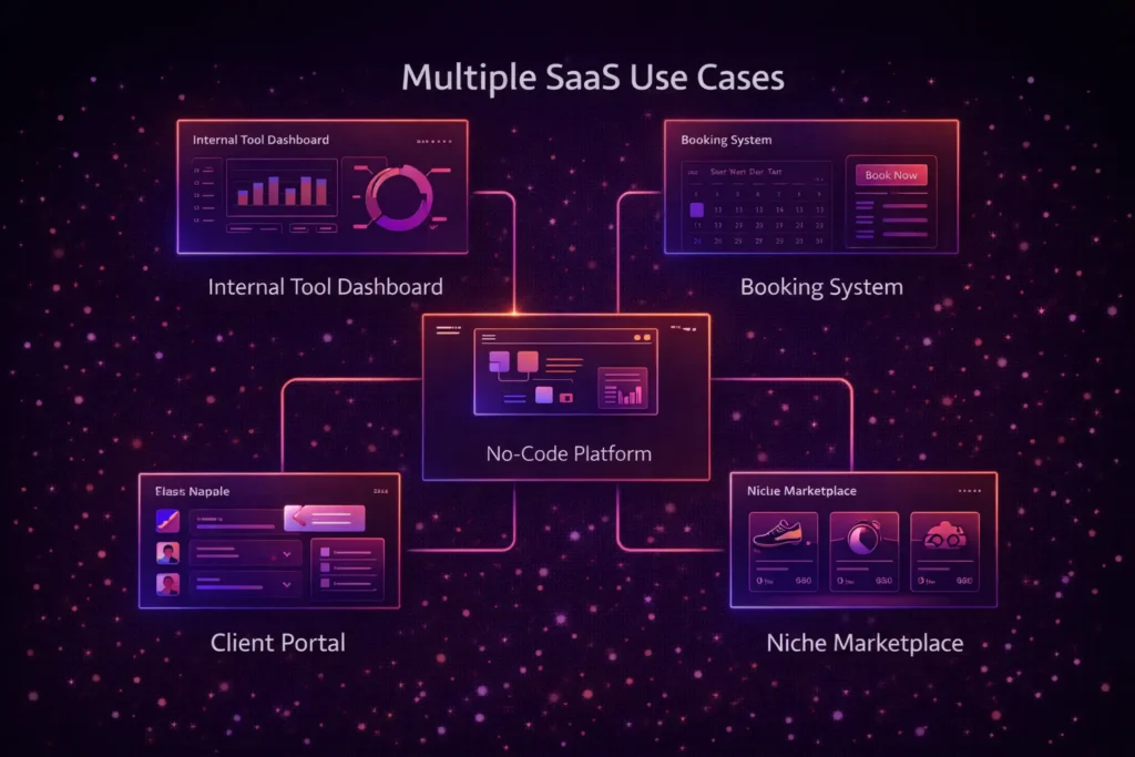 SaaS use cases linked by no code platform