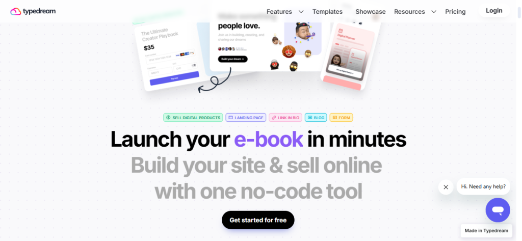 official site of typedream
 screenshot
