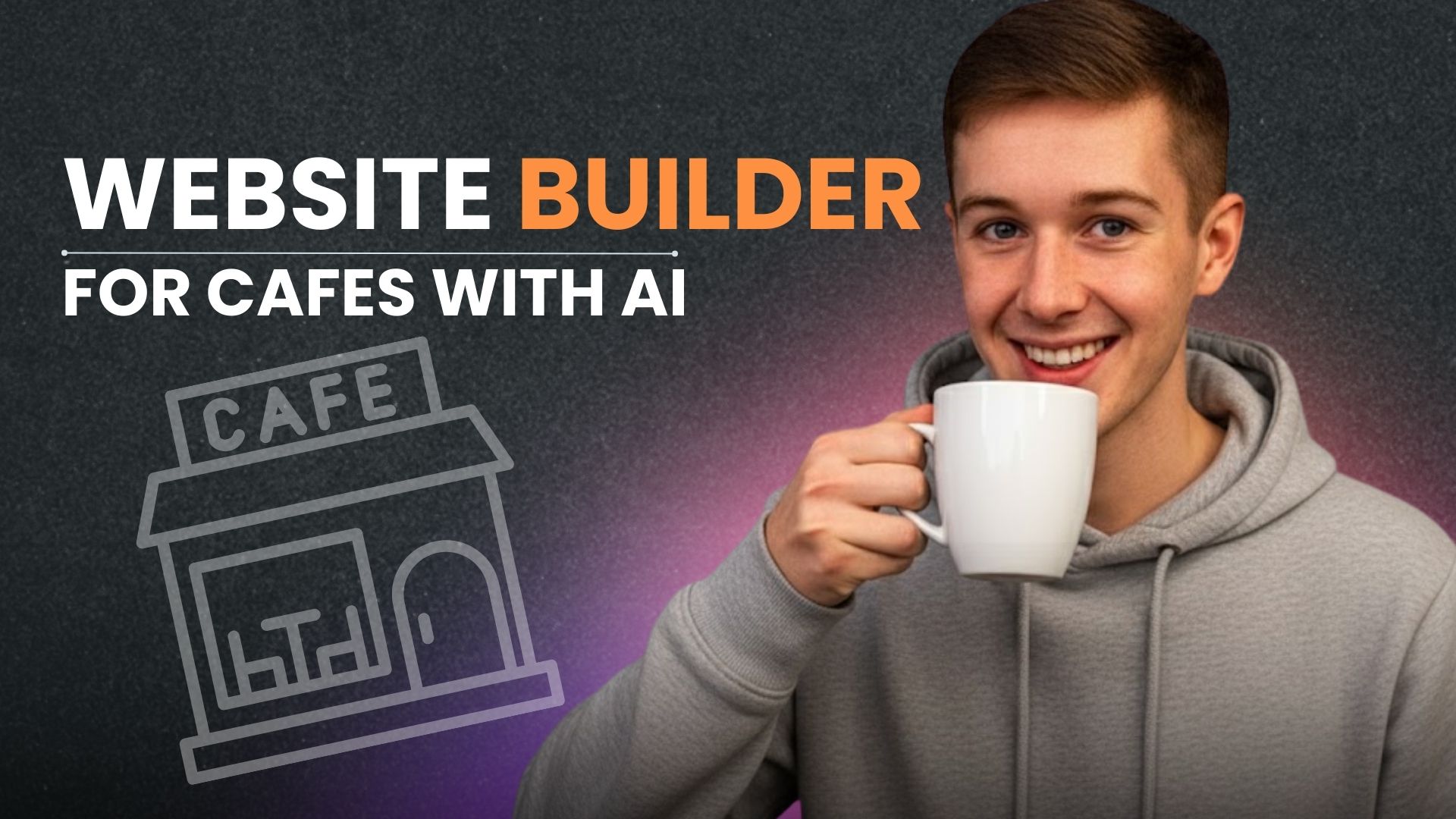 website build with ai for cafes