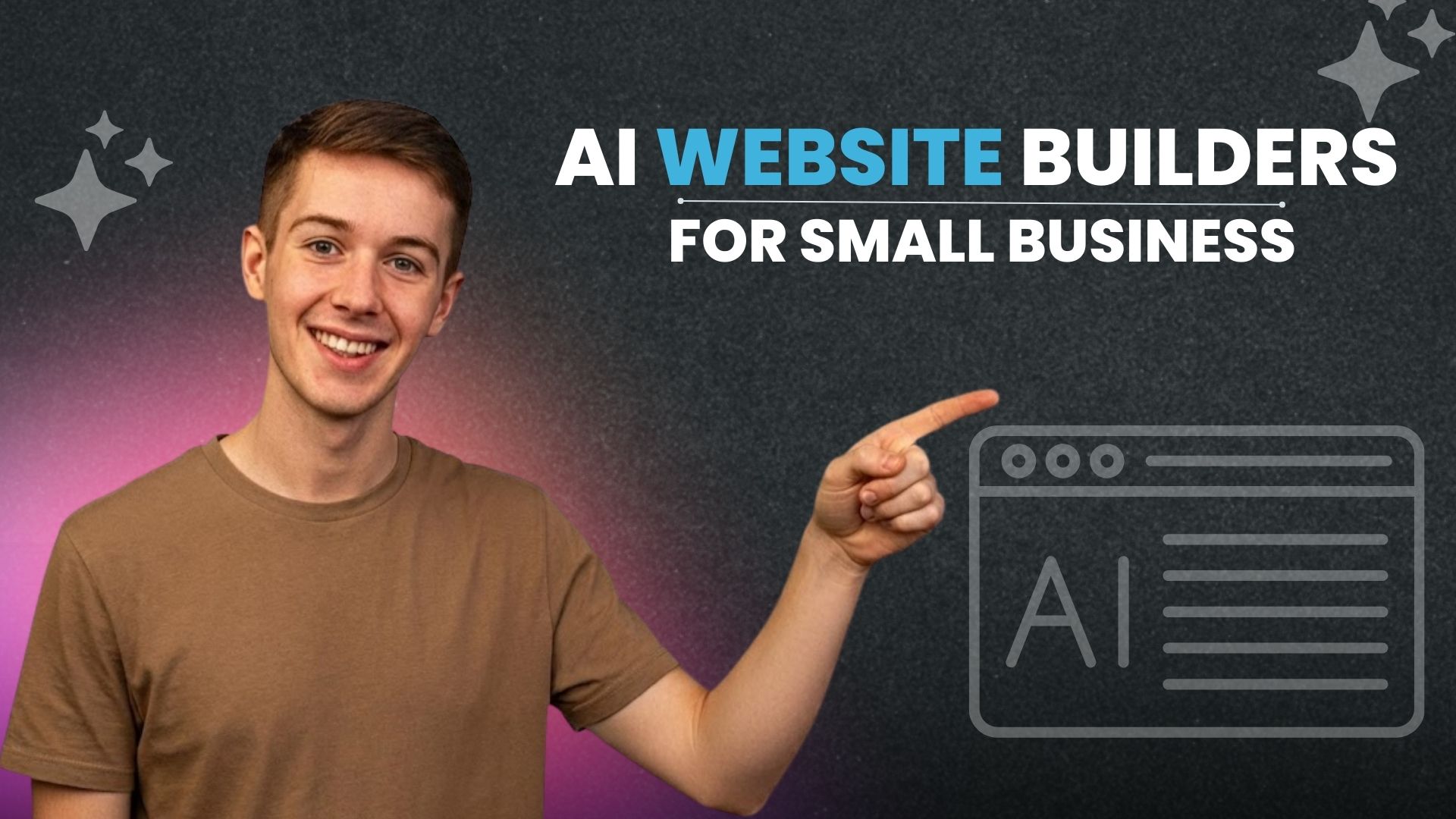 website builder through ai for small business