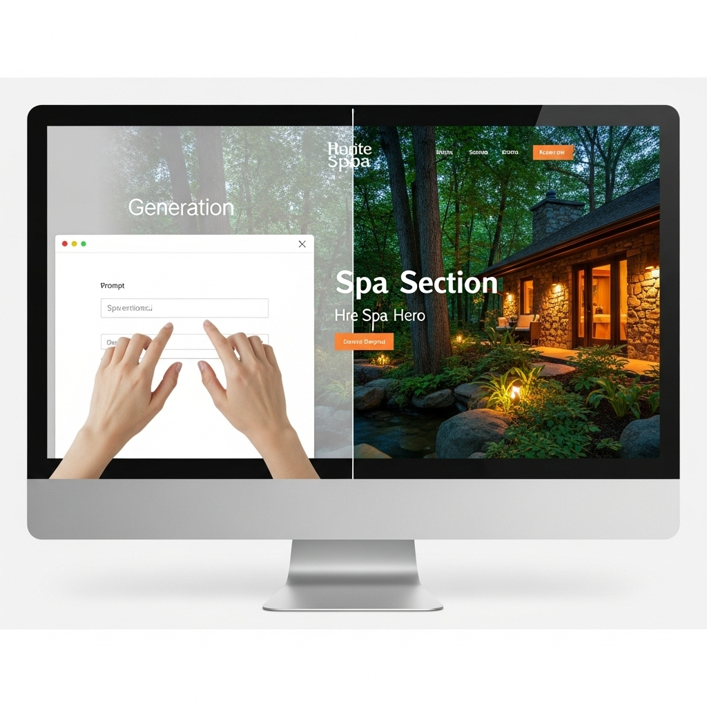 no code ai website builder for spa