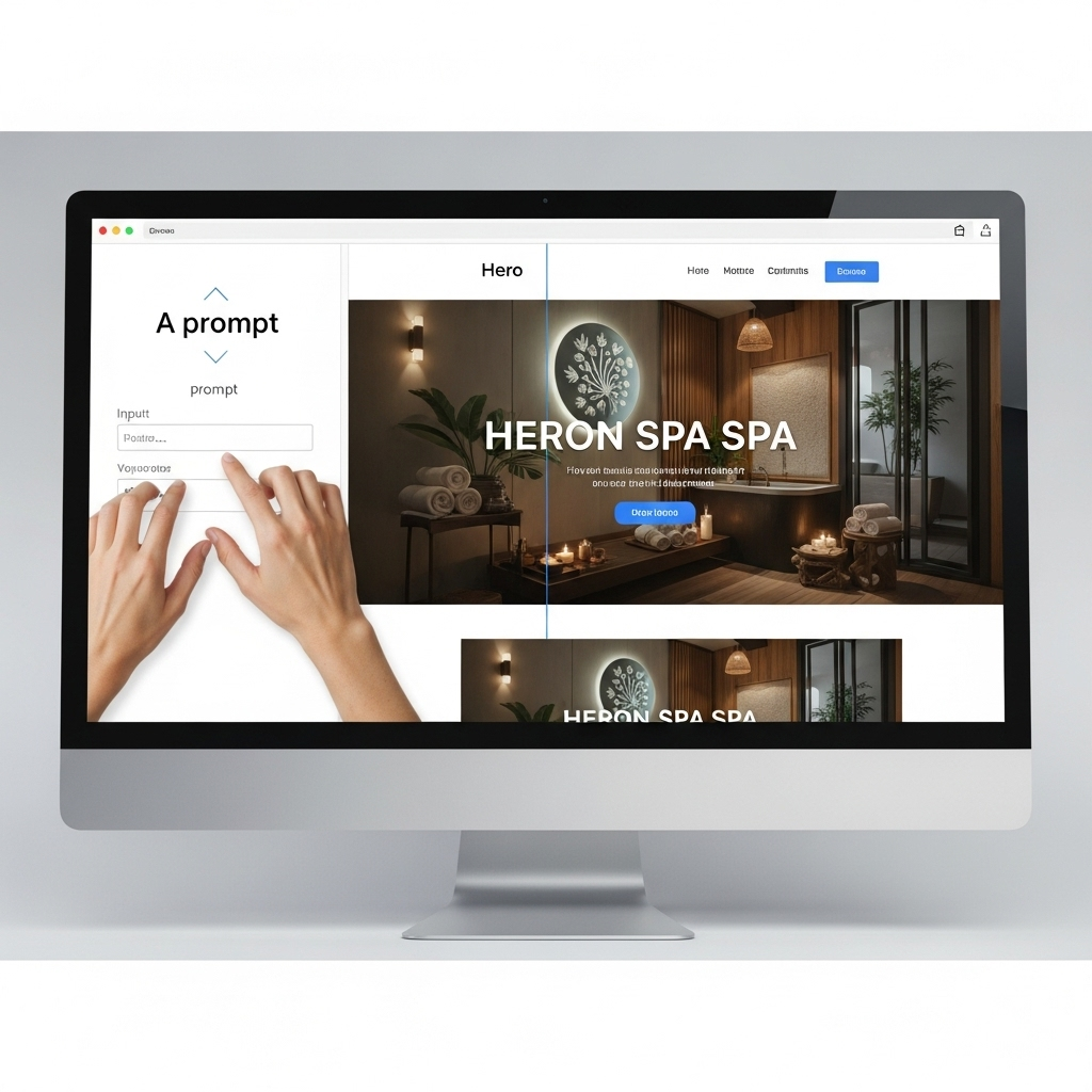 no code platform for making spa's website