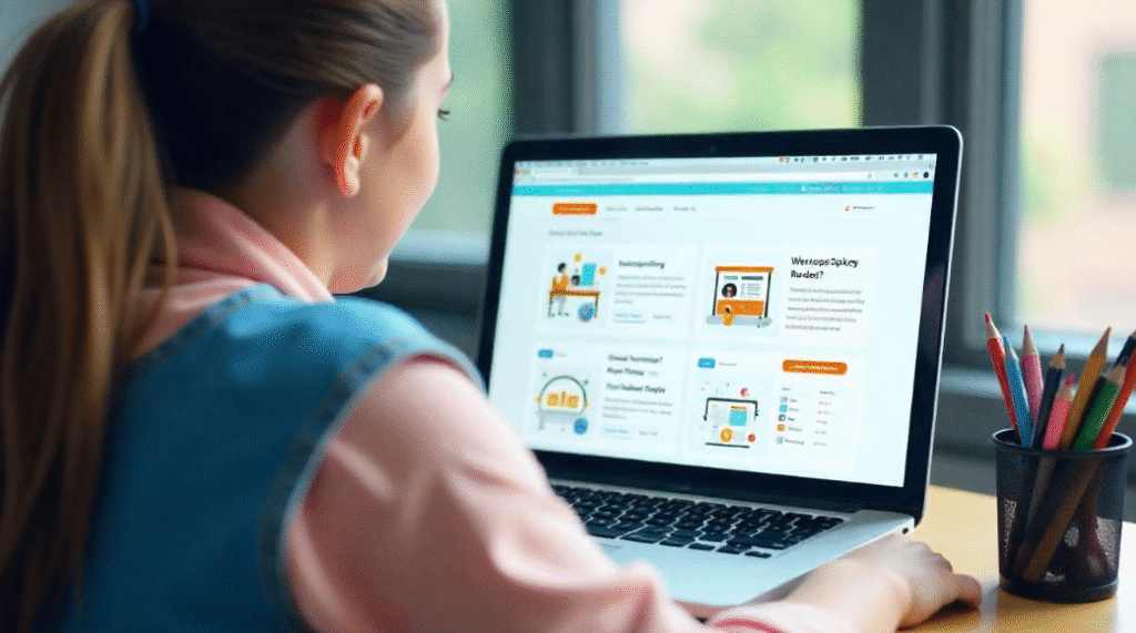 ai website builder for school website