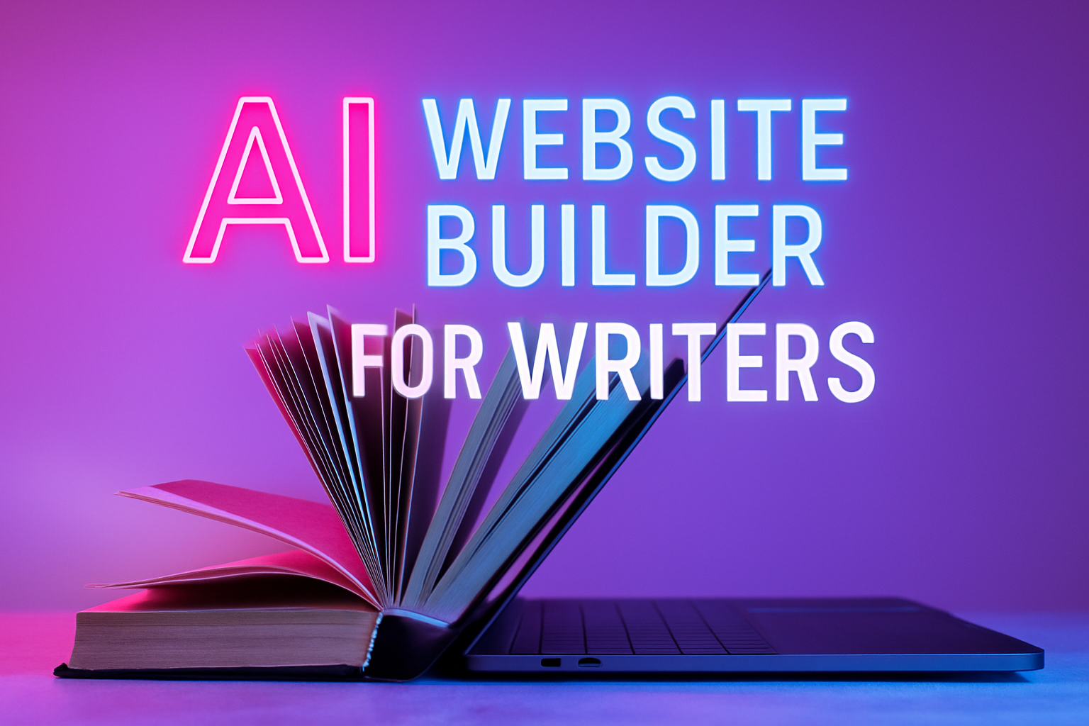 AI website builder for writers