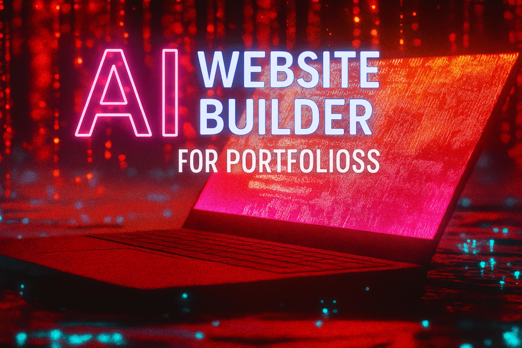 AI website builder for portfolios