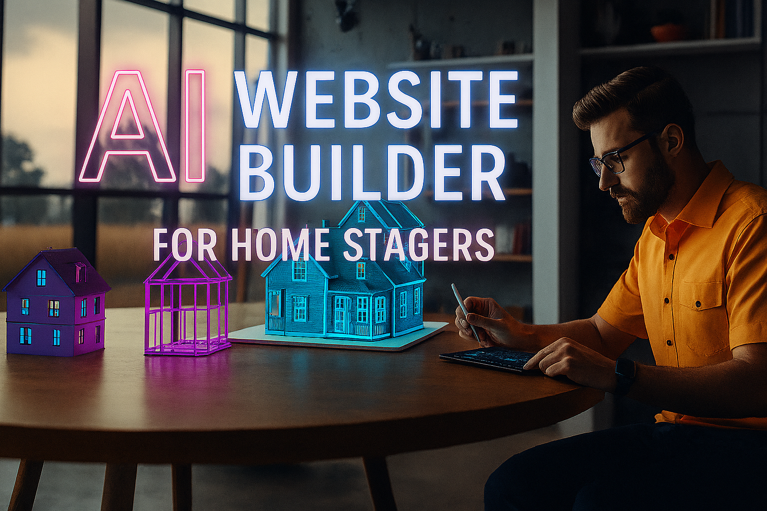 AI website builder for home stagers