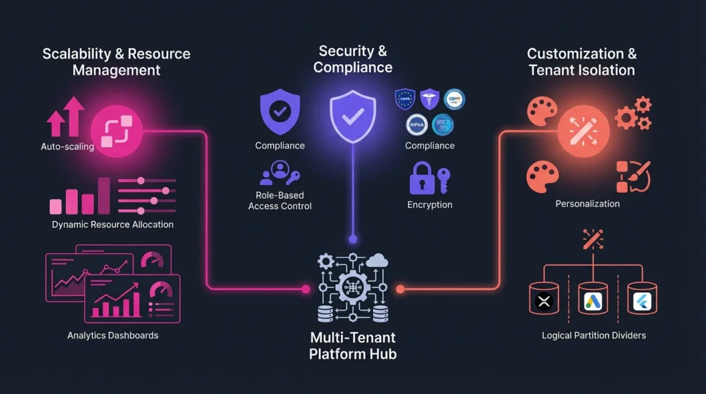key feature of multi tenant saas