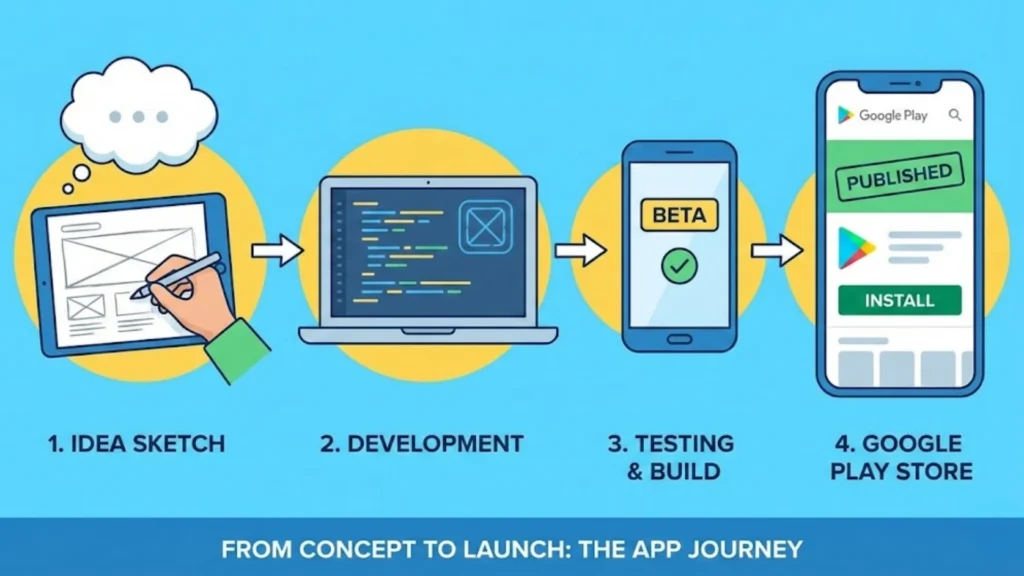 From Idea to Google Play Store: A Step-by-Step Approach