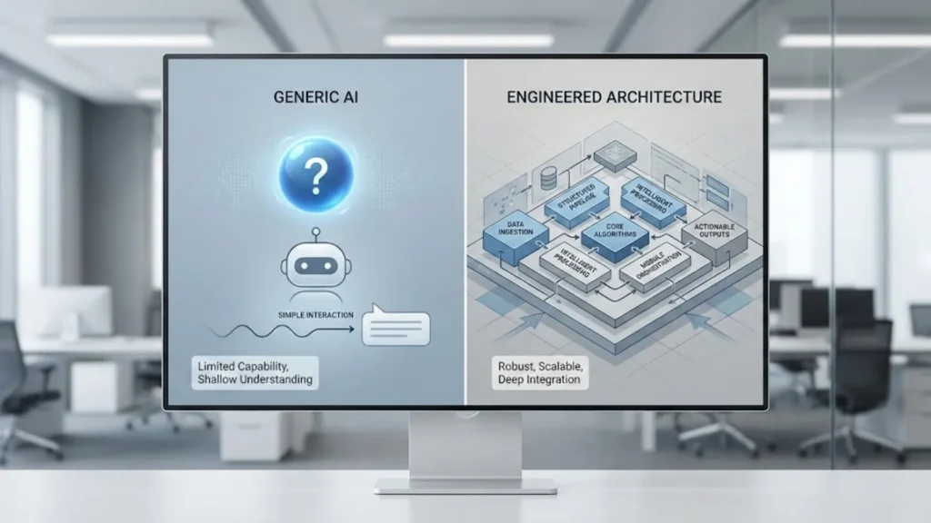 The Critical Difference: Generic AI vs. Engineered Architecture
