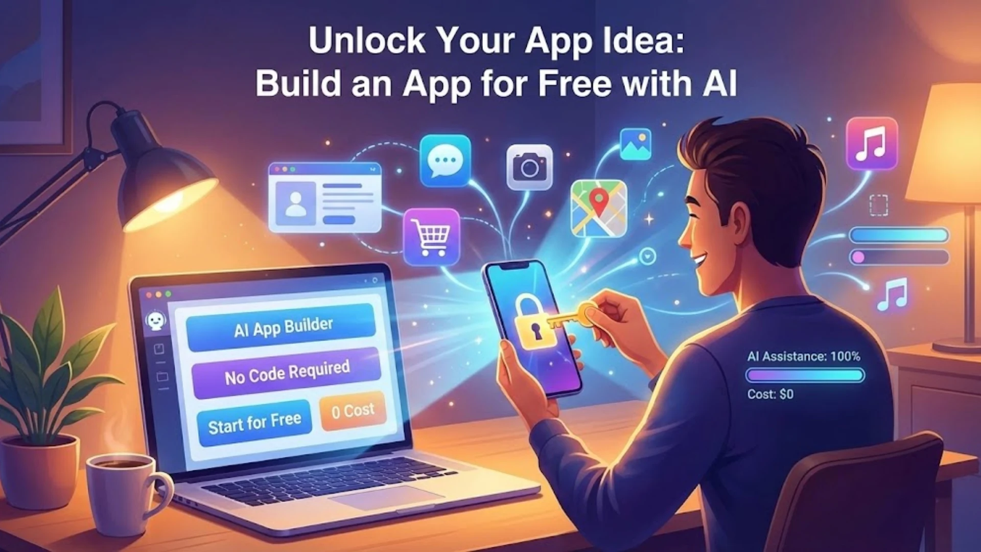 Unlock Your App Idea: Build an App for Free with AI