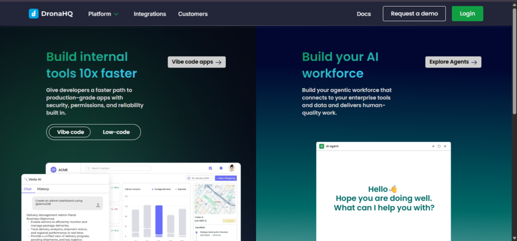 it's official website screen shot DronaHQ