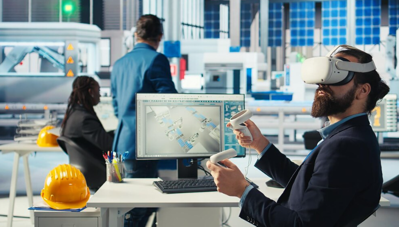 Virtual reality in industrial setting