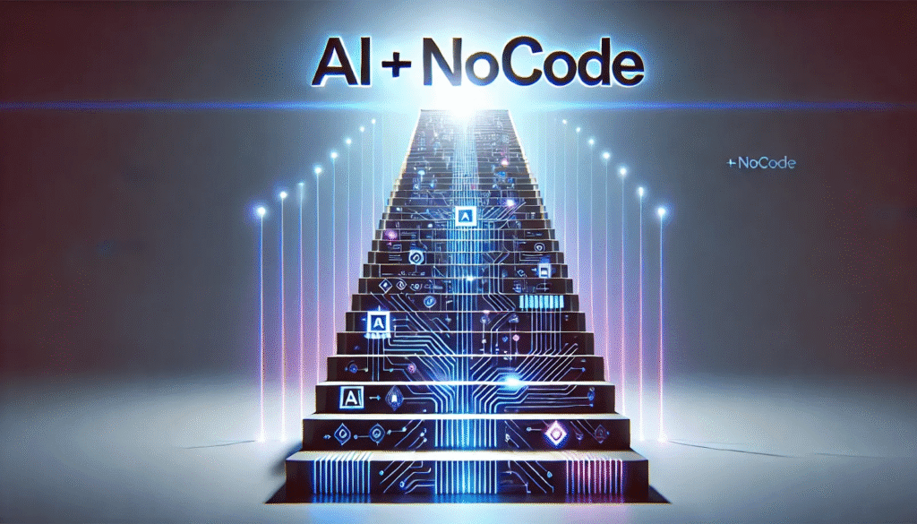 Staircase of AI and NoCode technology