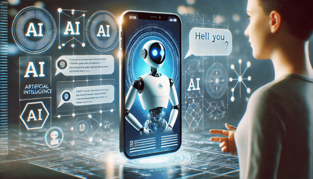 AI chatbot assisting human with real-time intelligent conversations and Building Smart Chatbots for Education.