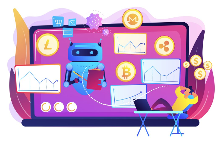 Robots and automation revolutionizing crypto and digital assets.