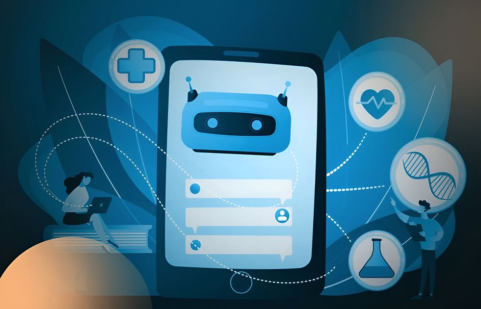 A student uses AI tools for research and learning in an academic setting.