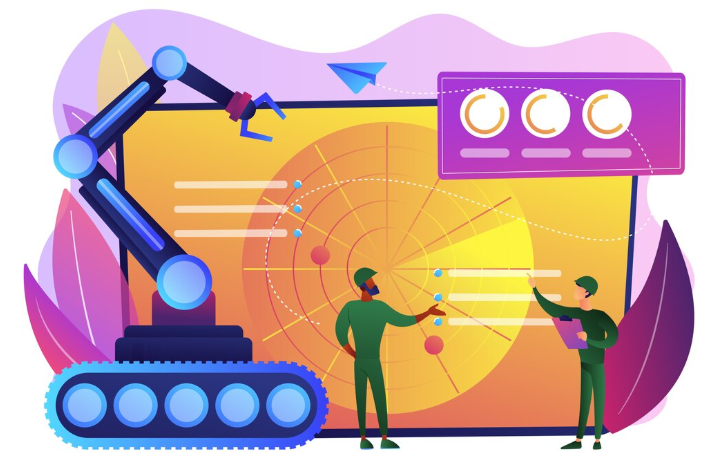 Robot arm assisting data analysis