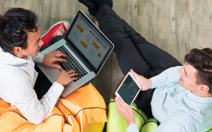 Natural, modern teamwork vibe, good for collaboration themes.