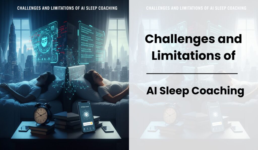 Despite the hype, AI sleep coaching still faces challenges and limitations.