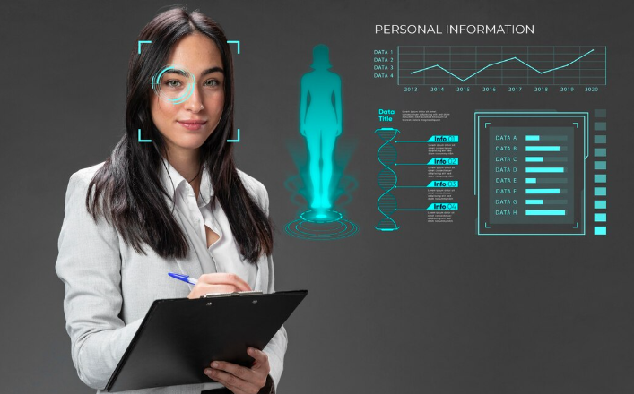 Facial recognition and biometric AI for personalized health insights.