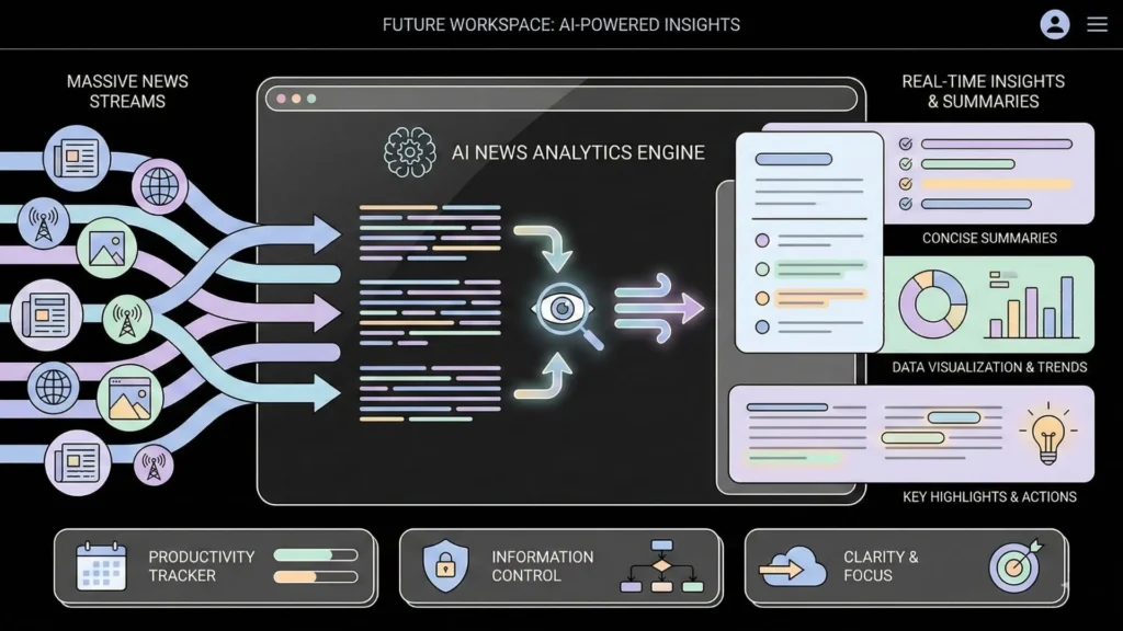 infographic-of-an-ai-powered-workspace-transforming