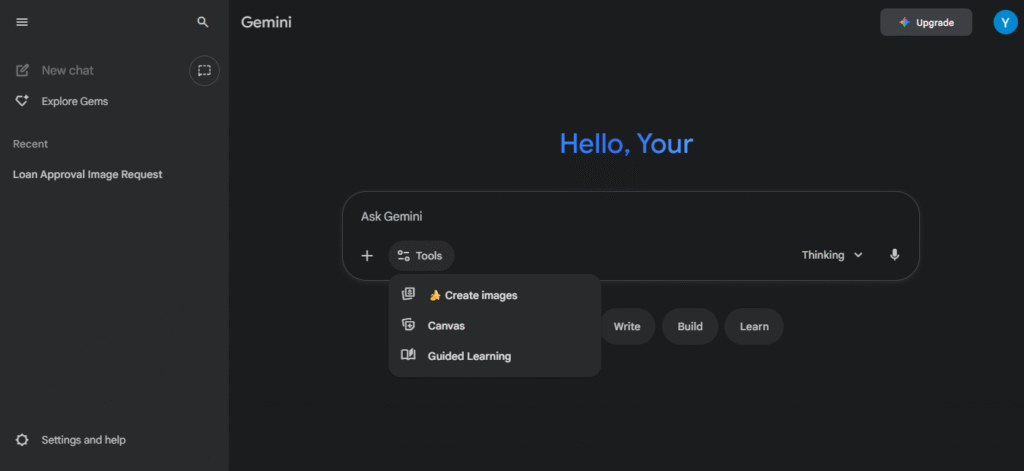 Phone screen showing the Gemini logo against a backdrop of vibrant abstract light lines.