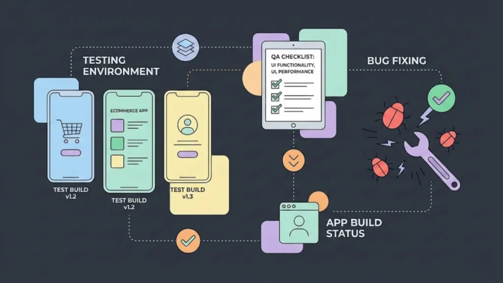 Testing Your App After You Build Your First eCommerce App Without Developers