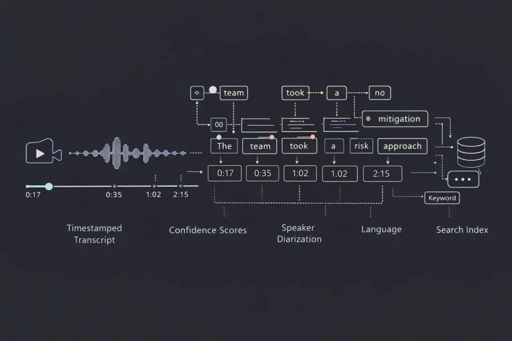 infographic image of How AI Captioning Enables True Video Search