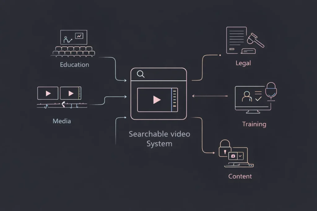 infographic image of Real World Use Cases AI media production