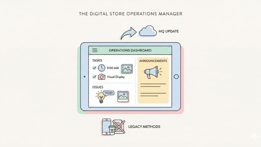 infographic image of The Digital Store Operations Manager