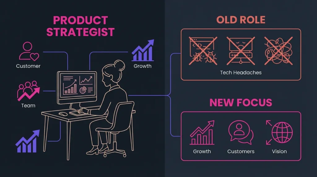 Product strategist role evolution diagram