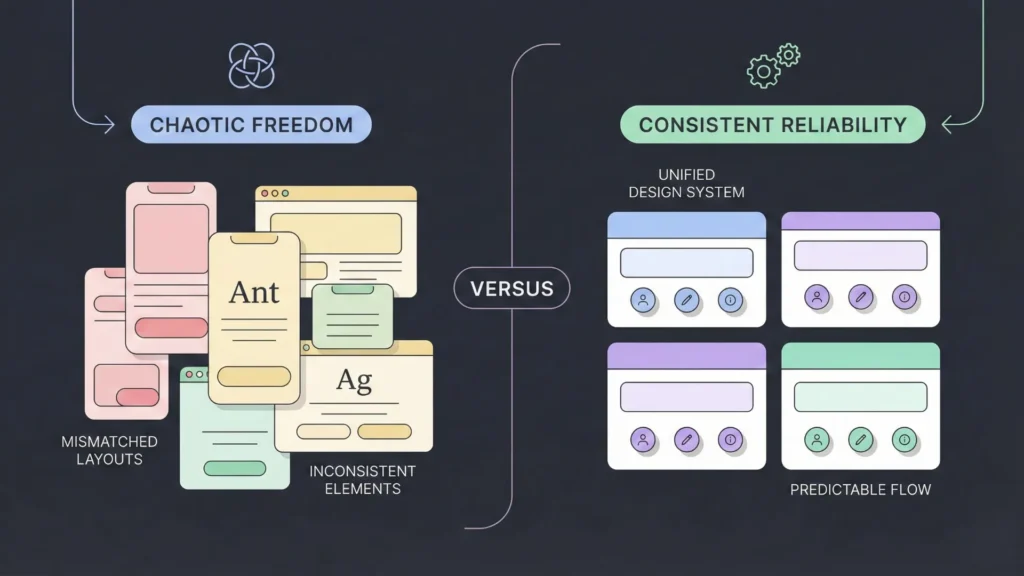 Design: Freedom vs Consistency