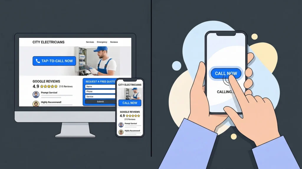 What an Electrician Website Actually Needs to Book Jobs