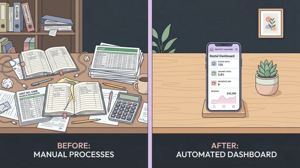 Manual to automated process comparison