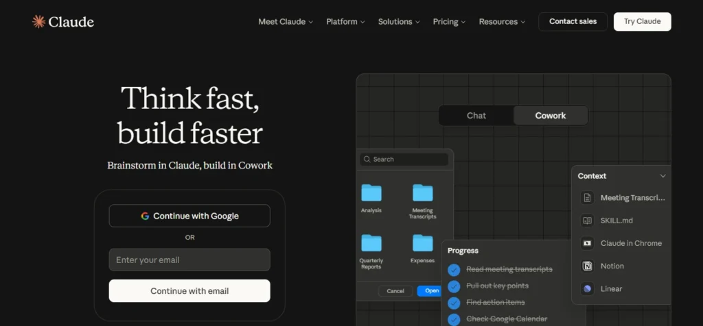 offical site from claude