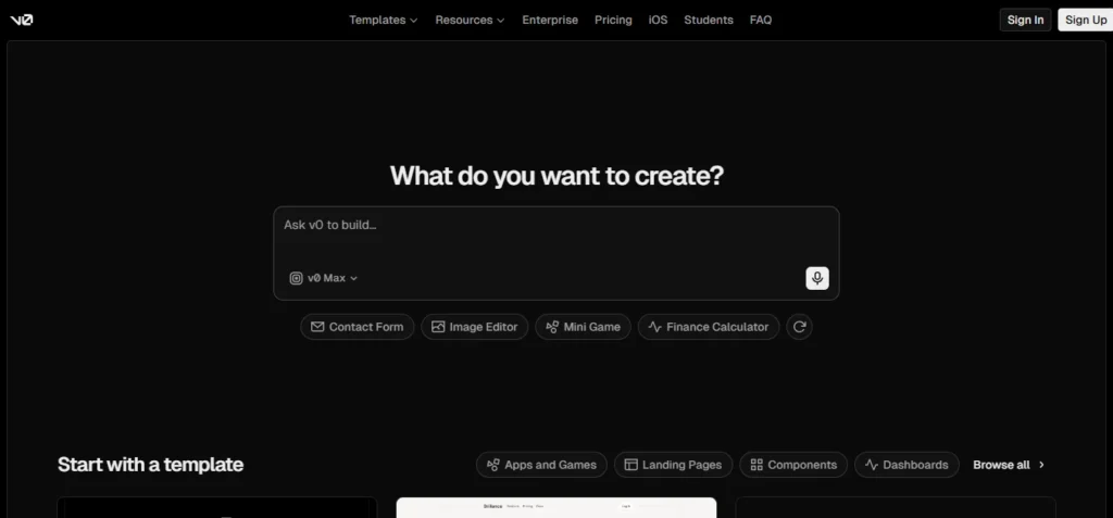 offical site from v0-by-Vercel