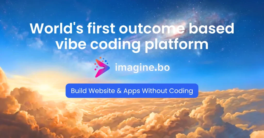 Clouds with text about coding platform