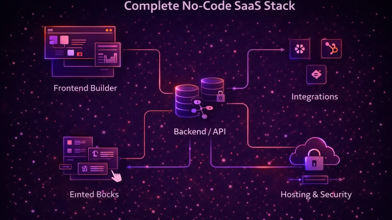 Best Stack for Building SaaS Without Code 2025