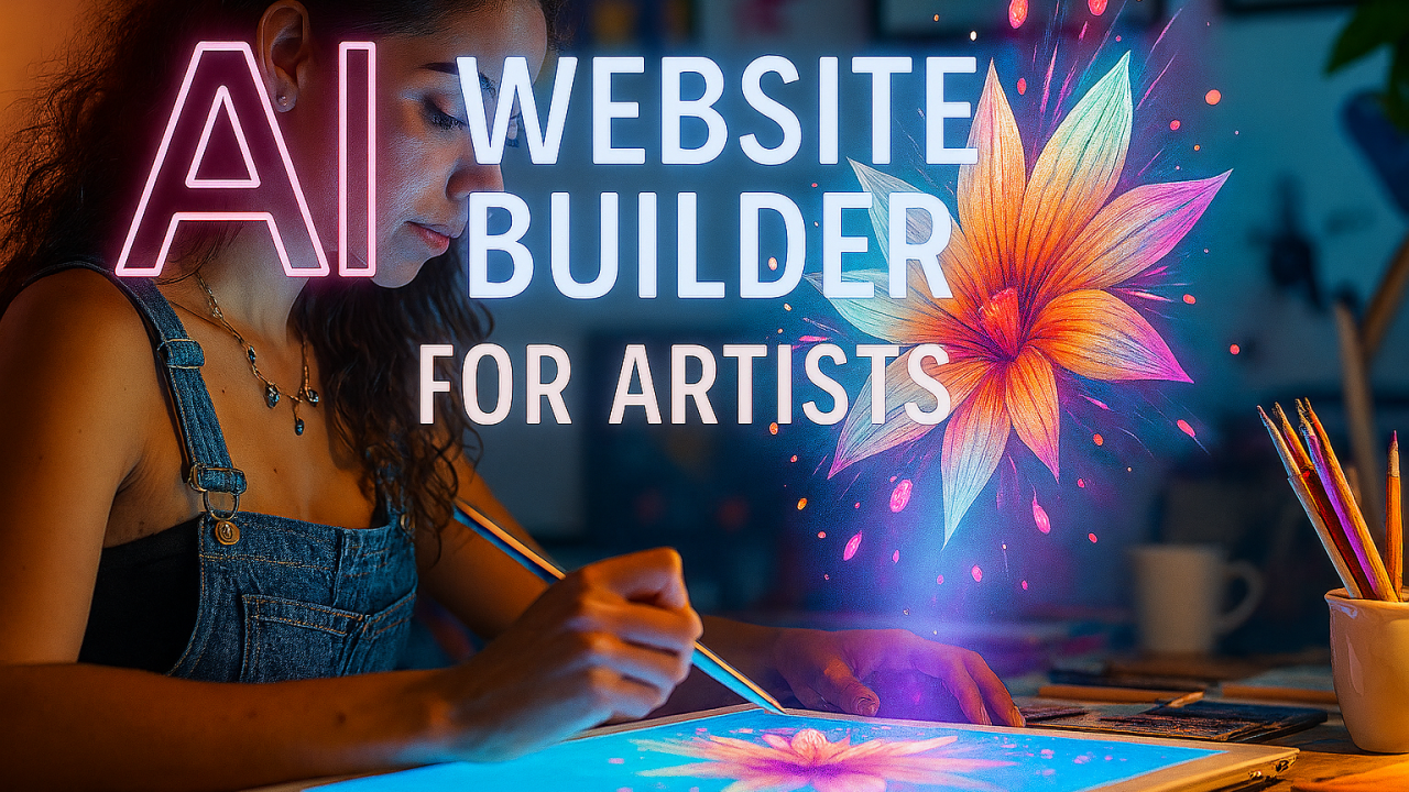 AI Website Builder for Artists