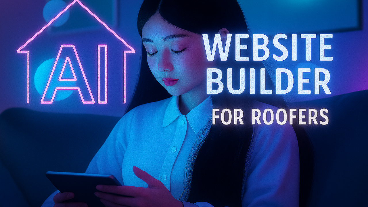 AI website builder for roofers