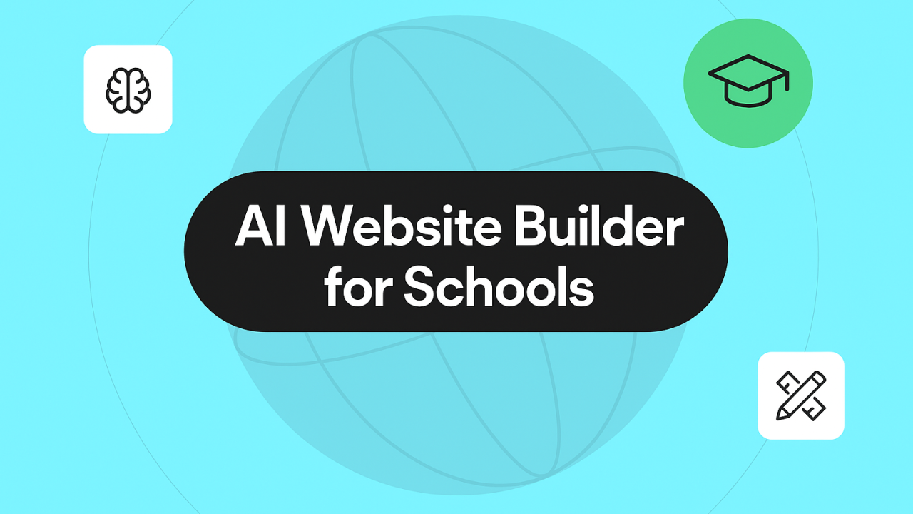 ai website builder for schools