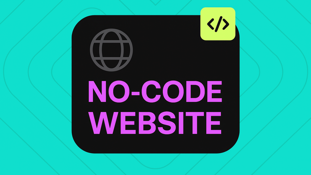 a black square with purple text a black square with purple text