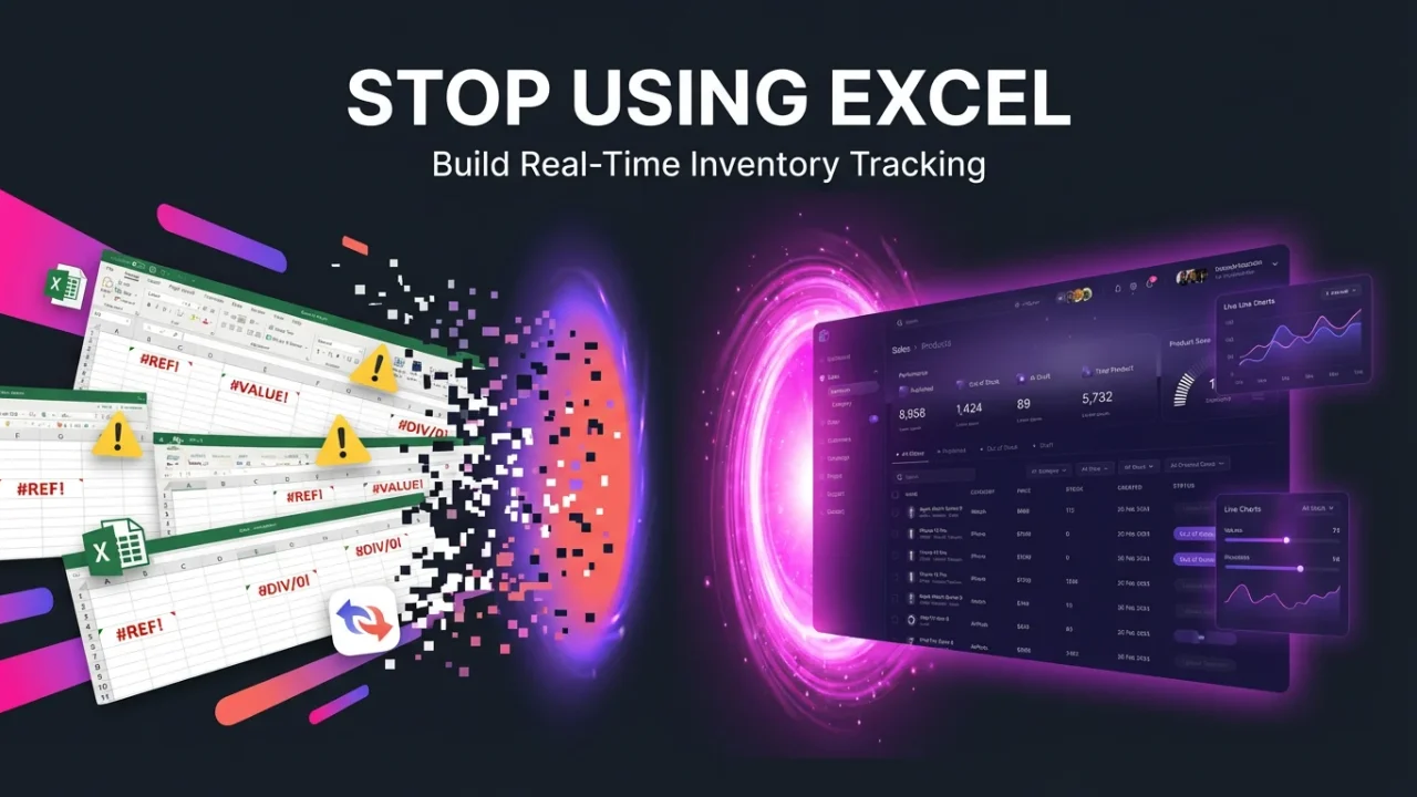 Graphical image showing How to Build a Real-Time Inventory Tracker in 10 Minutes