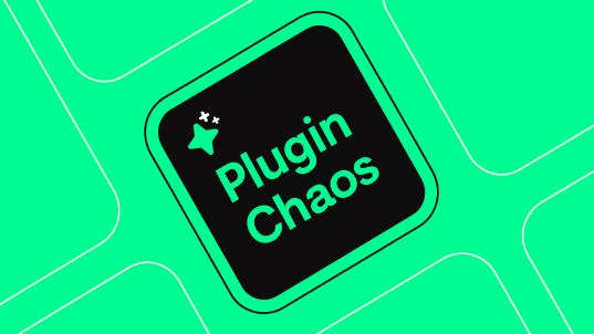 a black square with green text