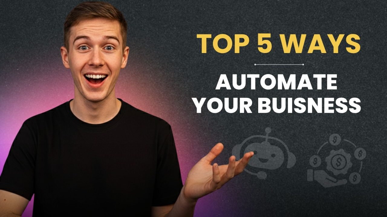 Top 5 Ways to Automate Your Business Tasks Using AI Tools thumbnail image