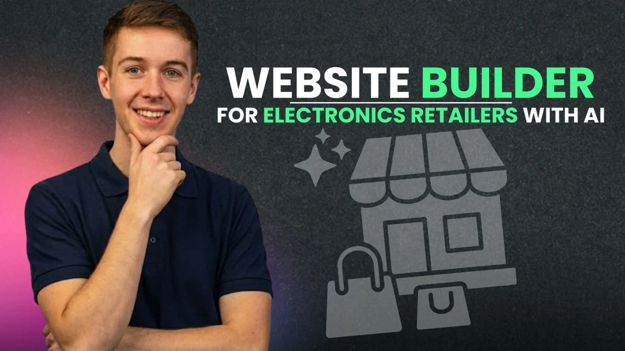 ai website builder for electronics retailers