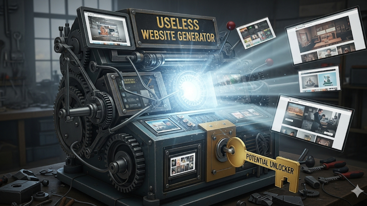 image useless website generators