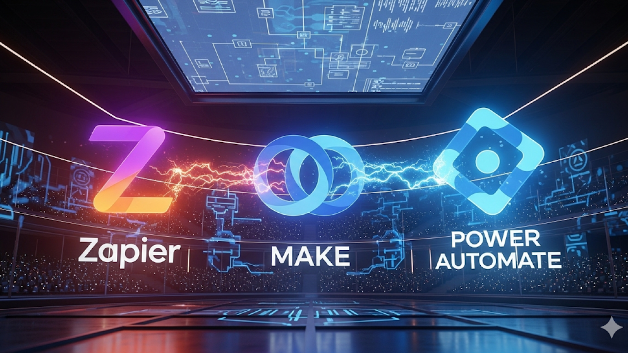 Zapier vs Make vs Power Automate
